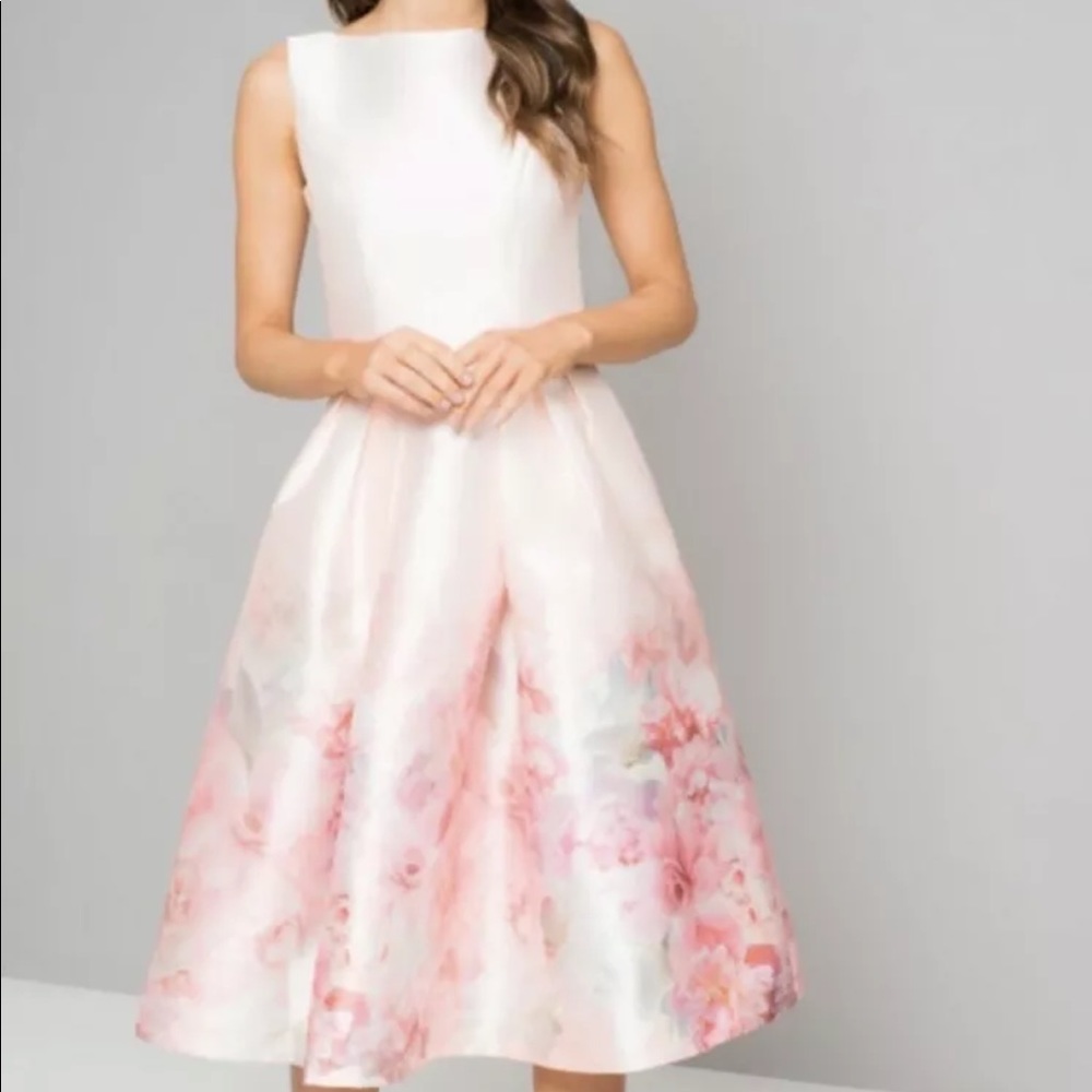 New with tag Chi Chi London Pink Cocktail Dress UK 12/US8.